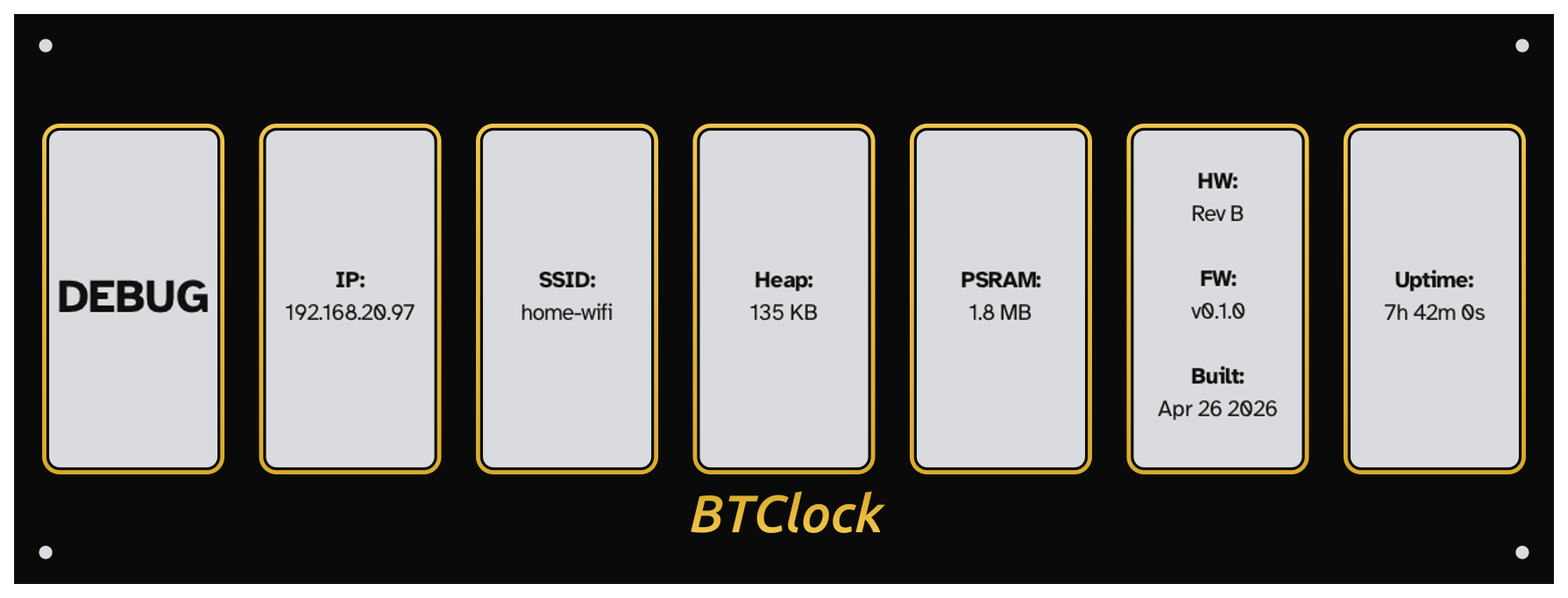 Debug overlay
